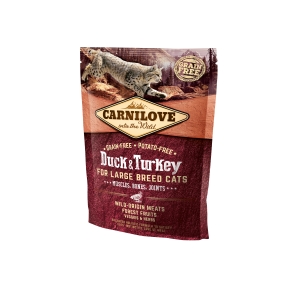 CarniLove Duck & Turkey for Large Breed kassitoit 400g