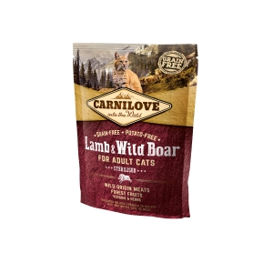 CarniLove Lamb & Wild Boar for Sterilised kassitoit 400g