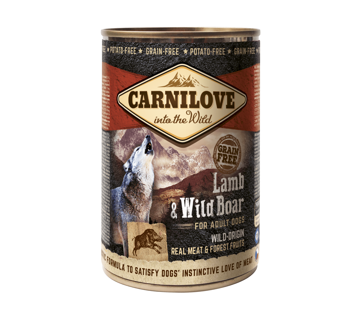 CarniLove Lamb &  Wild Boar konserv koertele 400g