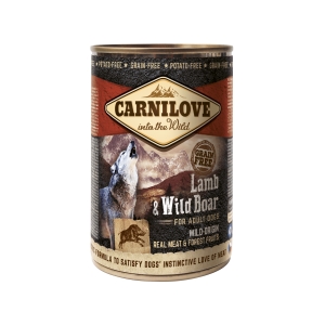 CarniLove Lamb &  Wild Boar konserv koertele 400g