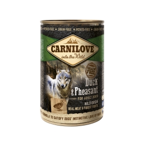 CarniLove Duck &  Pheasant konserv koertele 400g