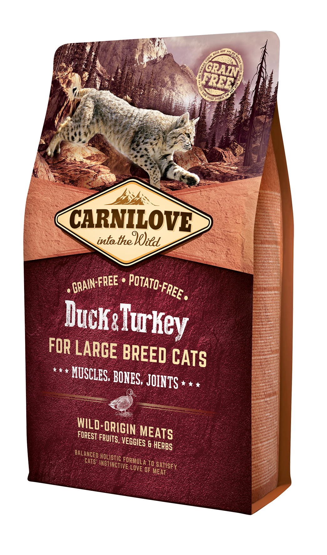 CarniLove Duck & Turkey for Large Breed kassitoit 2 kg