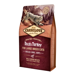 CarniLove Duck & Turkey for Large Breed kassitoit 2 kg