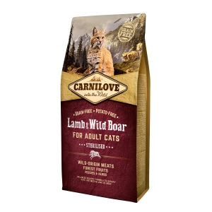 CarniLove Lamb & Wild Boar for Sterilised kassitoit 6 kg