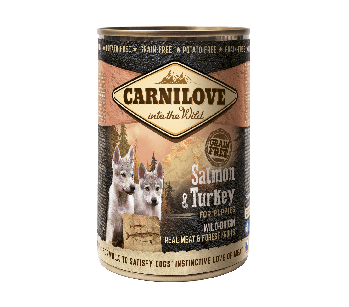 CarniLove Salmon &  Turkey konserv kutsikatele 400g