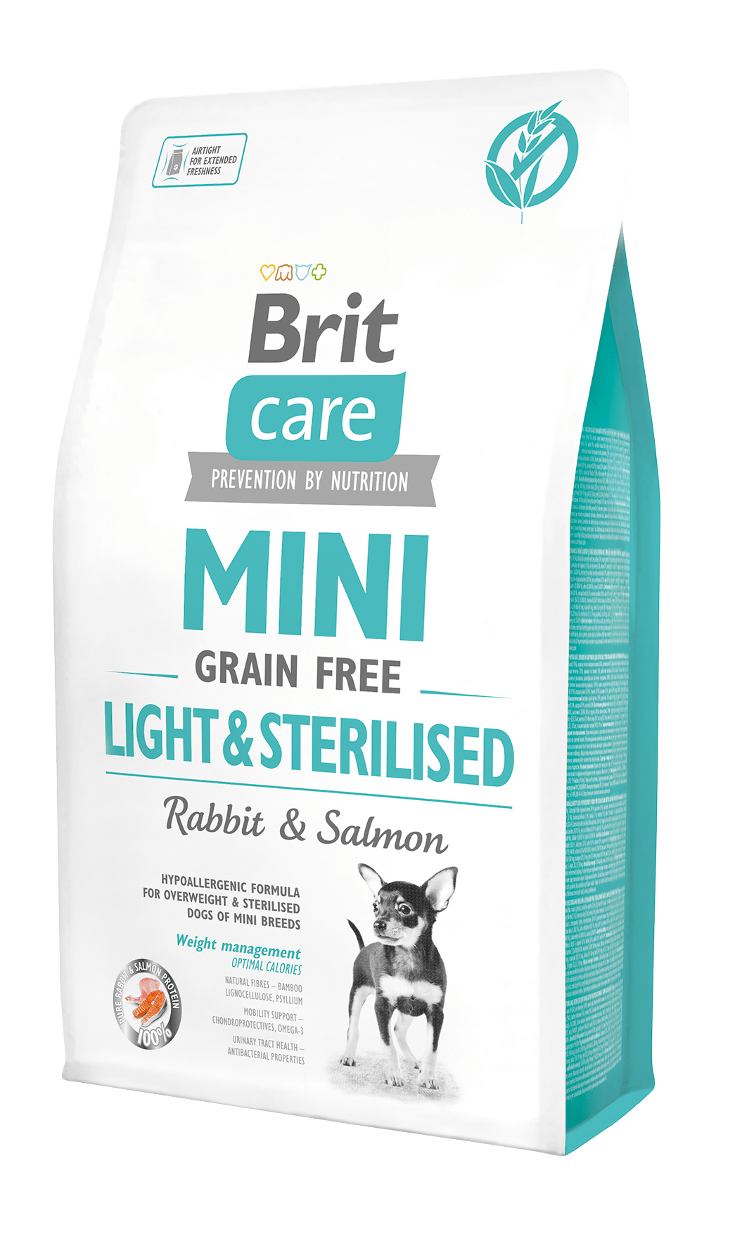 Brit Care Mini Light & Sterilised teraviljavaba koeratoit 2 kg