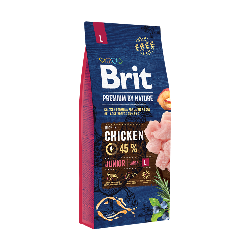 Brit Premium by Nature Junior L koeratoit 15 kg