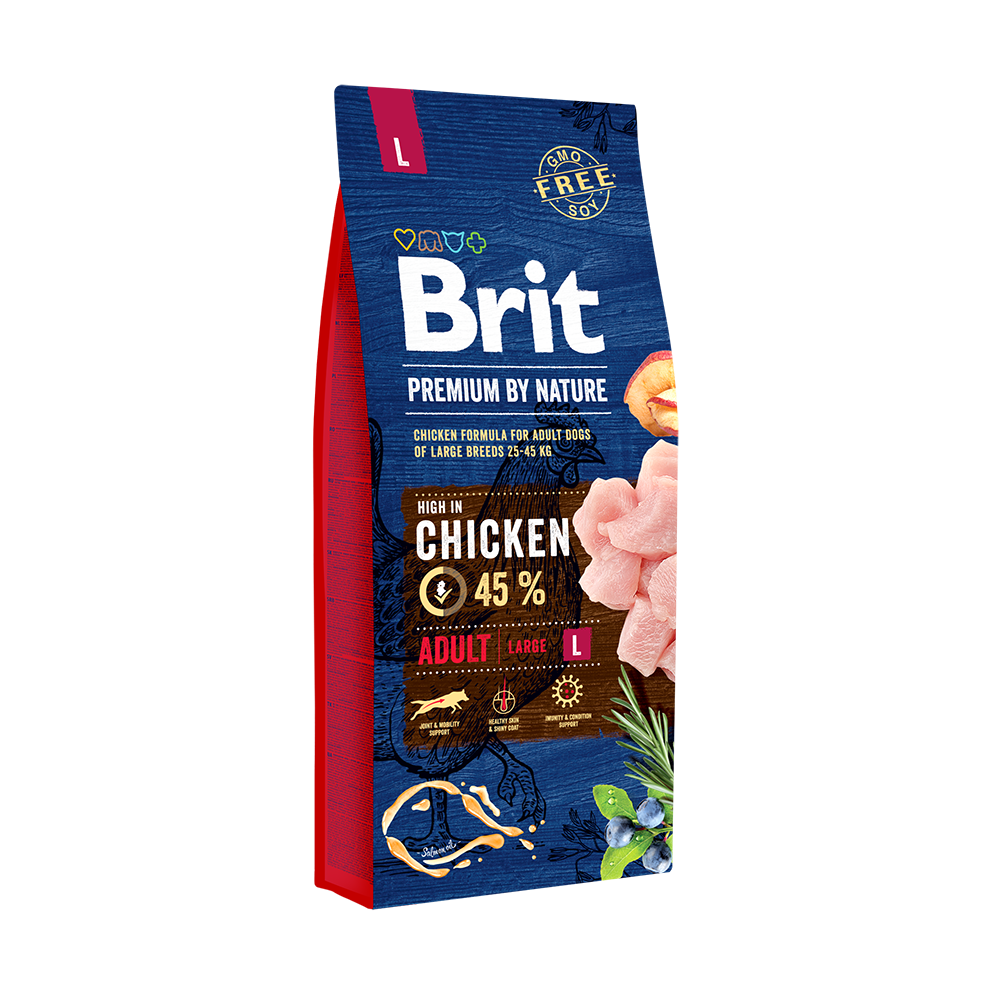 Brit Premium by Nature Adult L koeratoit 15 kg