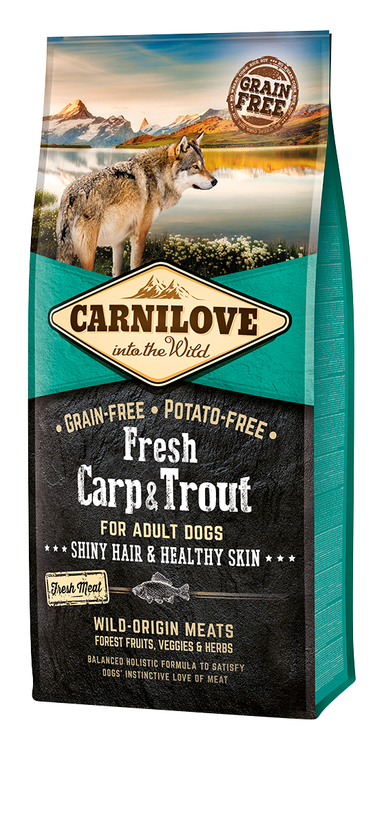 CarniLove Fresh Carp &  Trout koeratoit 12 kg