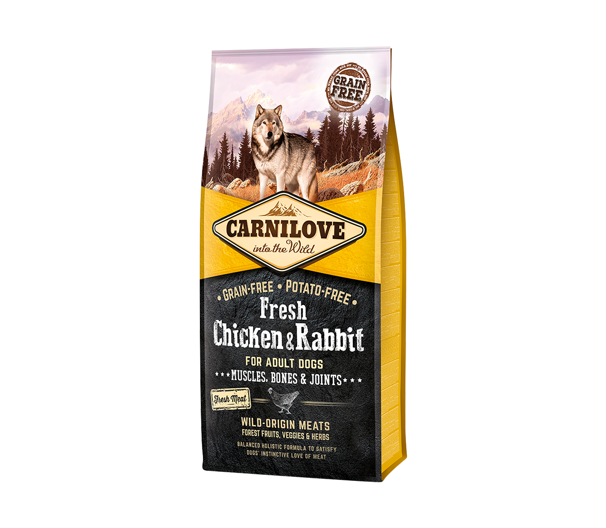 CarniLove Fresh Chicken &  Rabbit for Adult koeratoit 12 kg