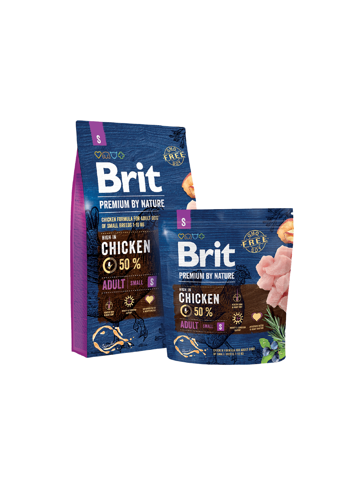 Brit Premium by Nature Adult S koeratoit 1 kg