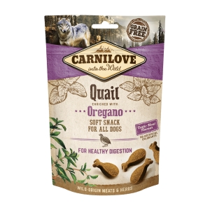 CarniLove Dog Snack Quail & Oregano maiused koerale 200g