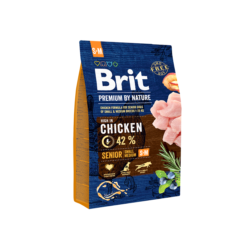 Brit Premium by Nature Senior S+M koeratoit 3 kg