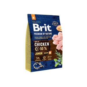 Brit Premium by Nature Junior M koeratoit 3 kg