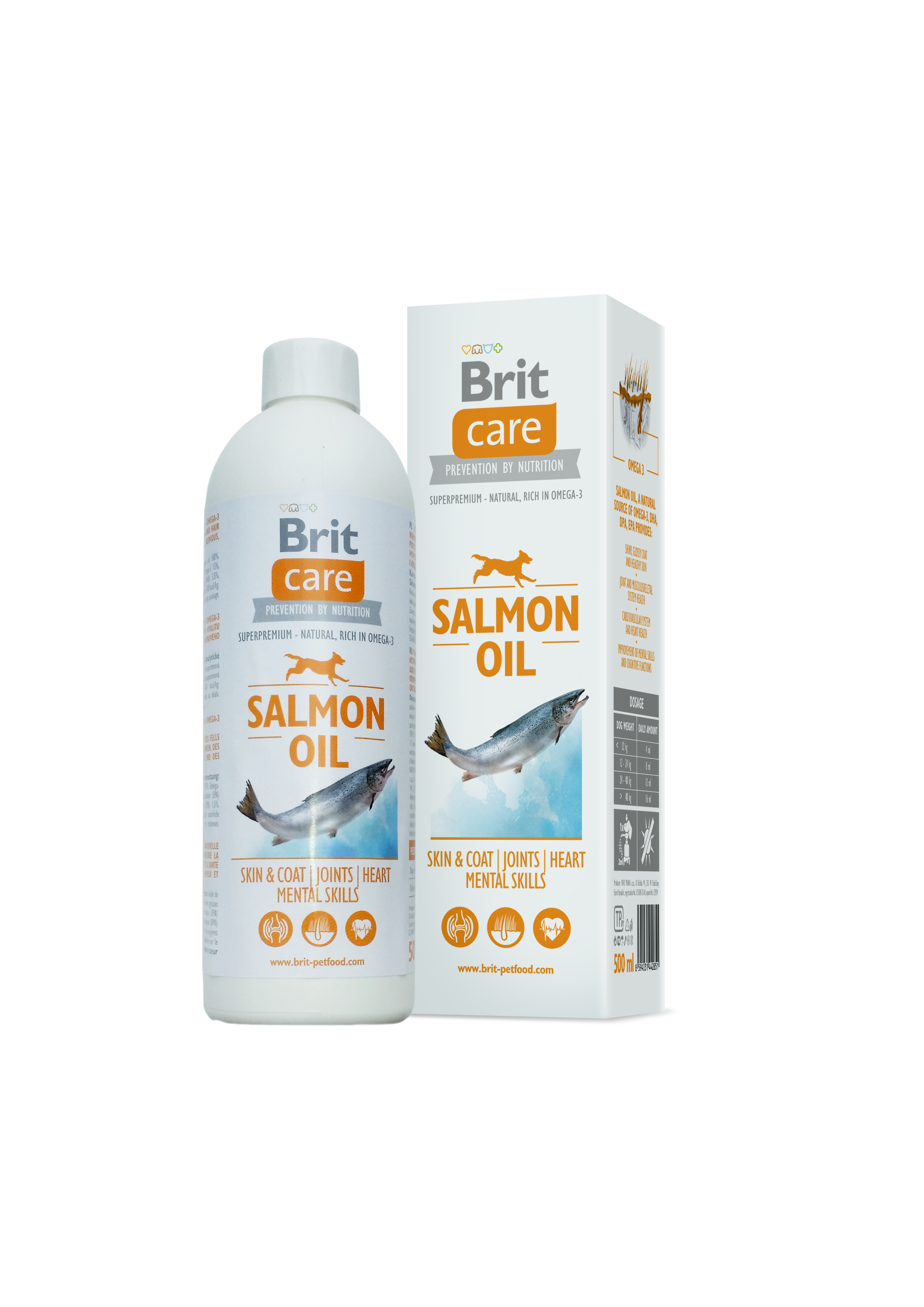 Salmon oil 500 ml Brit Care