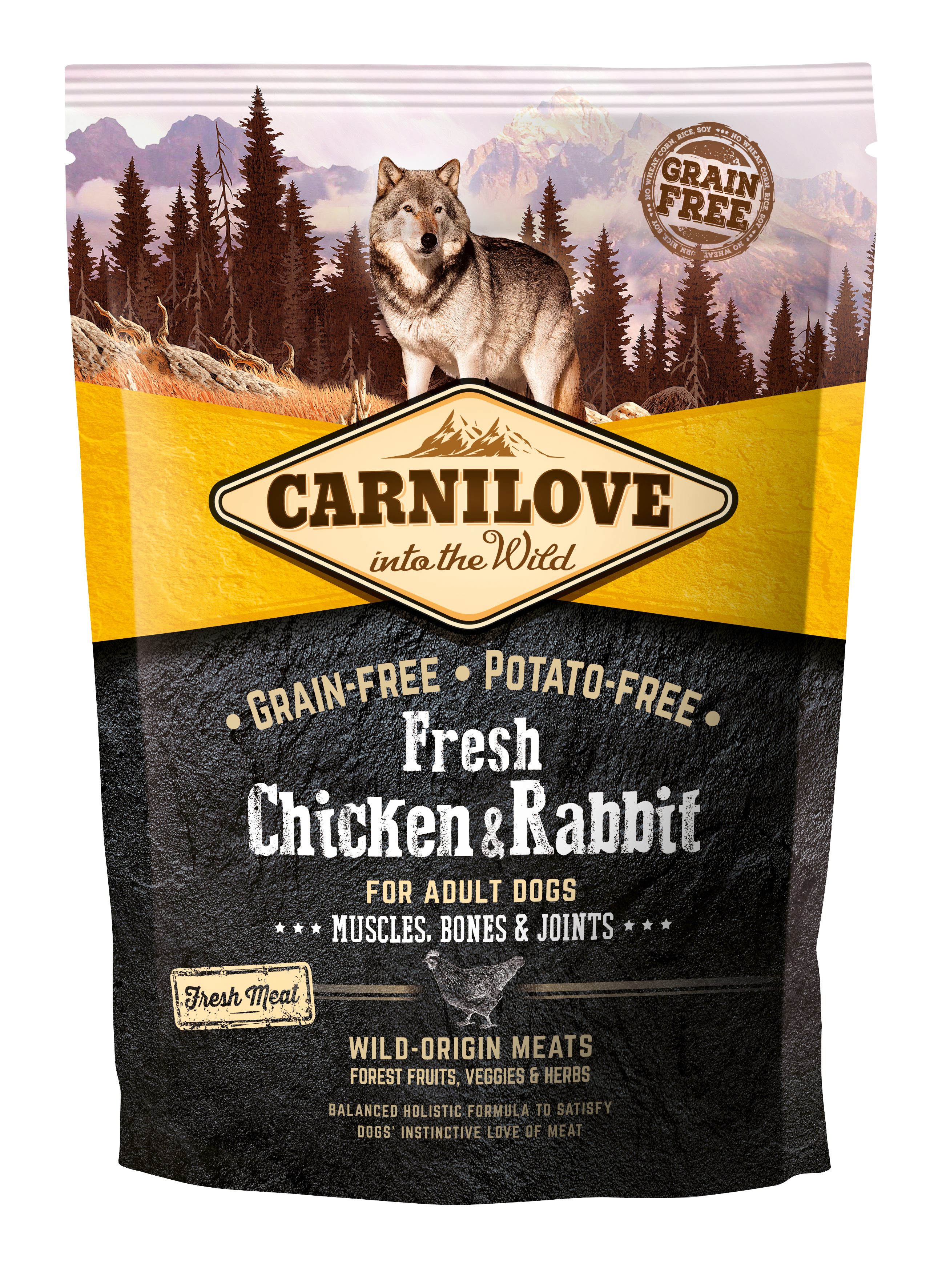 CarniLove Fresh Chicken &  Rabbit for Adult koeratoit 1,5 kg