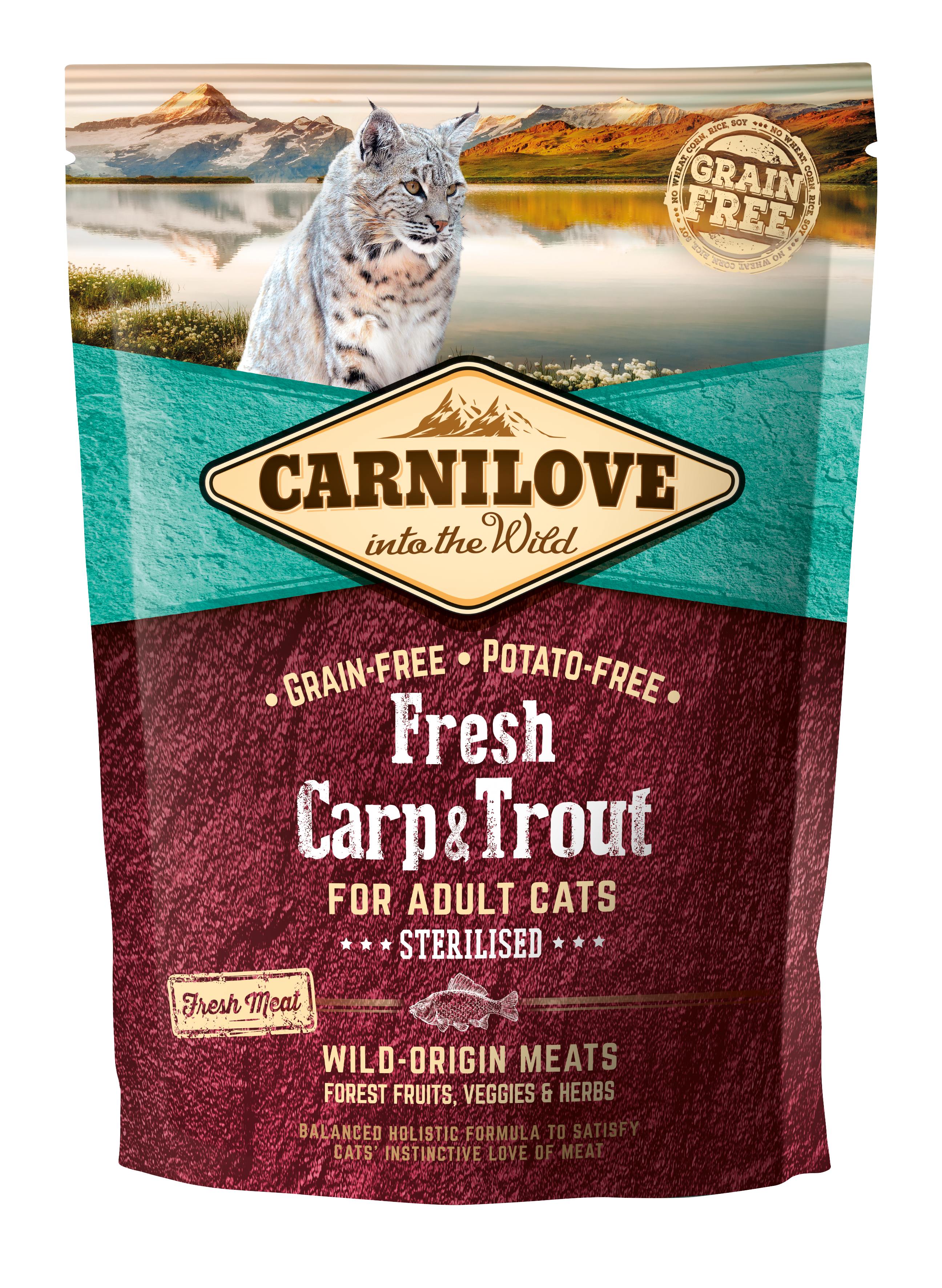 CarniLove Fresh Carp & Trout for Sterilised kassitoit 400g