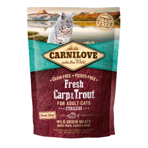 CarniLove Fresh Carp & Trout for Sterilised kassitoit 400g