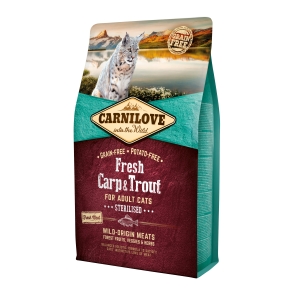 CarniLove Fresh Carp & Trout for Sterilised kassitoit 2 kg