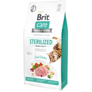 Brit Care Cat Grain-Free Sterilized Urinary Health kassitoit 7 kg