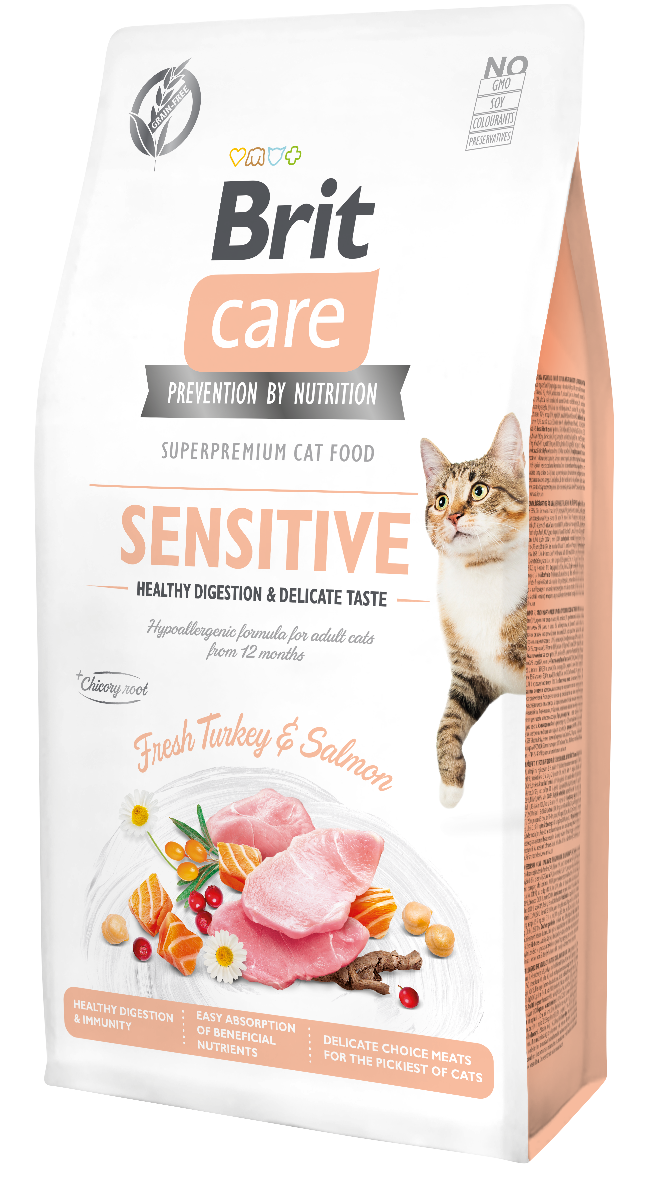 Brit Care Cat Grain-Free Sensitive Healthy Digestion 7kg