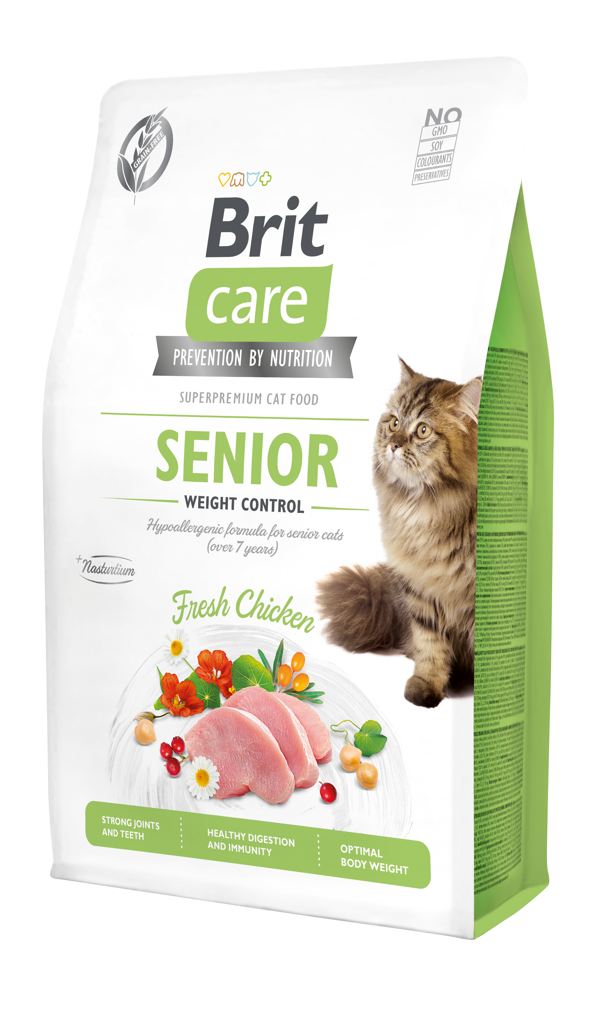 Brit Care Cat Grain-Free Senior Weight Control 2kg