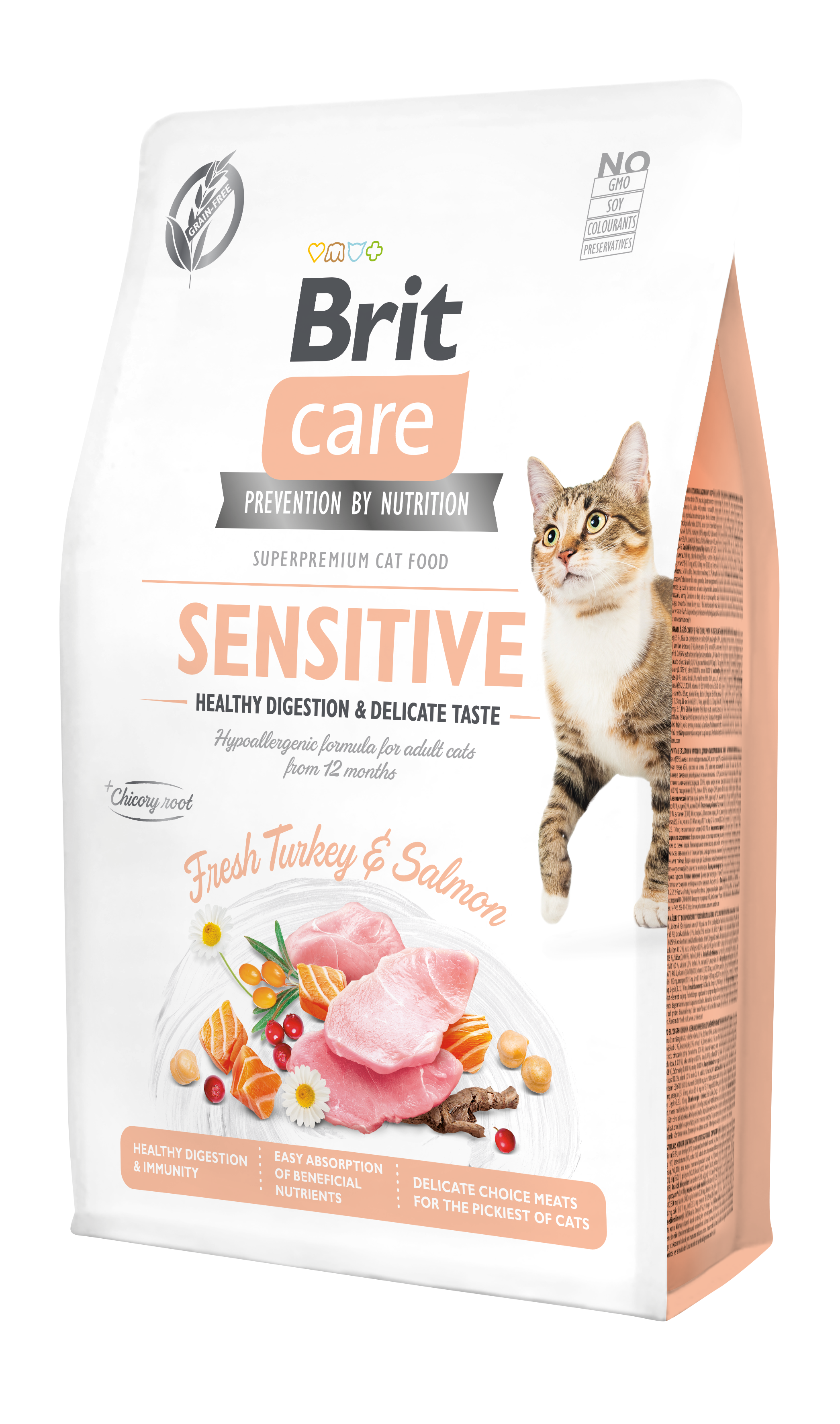 Brit Care Cat Grain-Free Sensitive Healthy Digestion 2kg