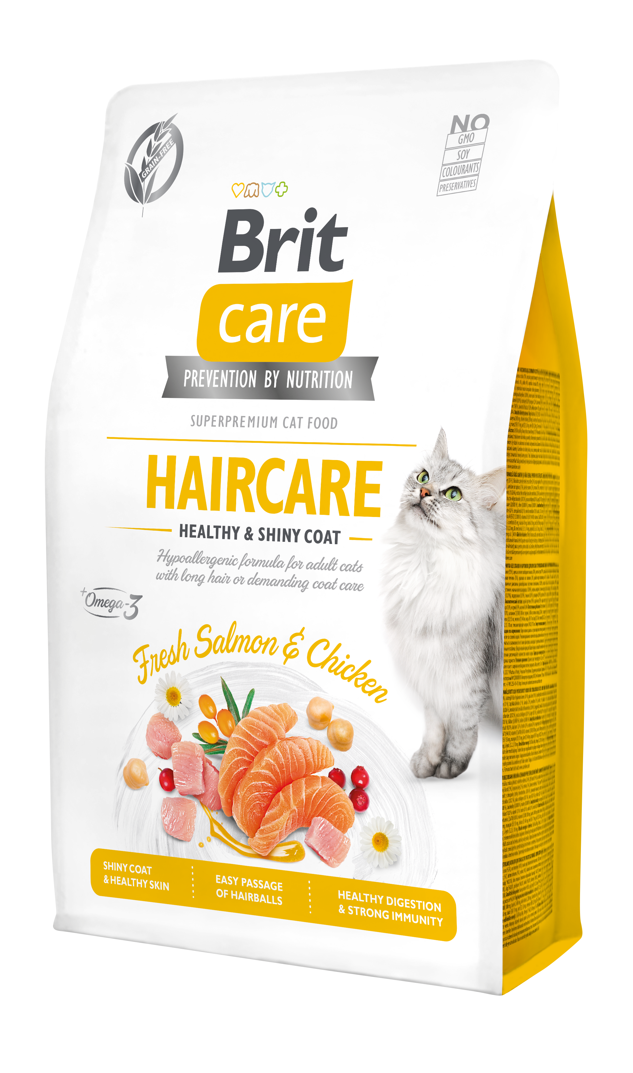 Brit Care Cat Grain-Free Haircare Healthy&Shiny 2kg