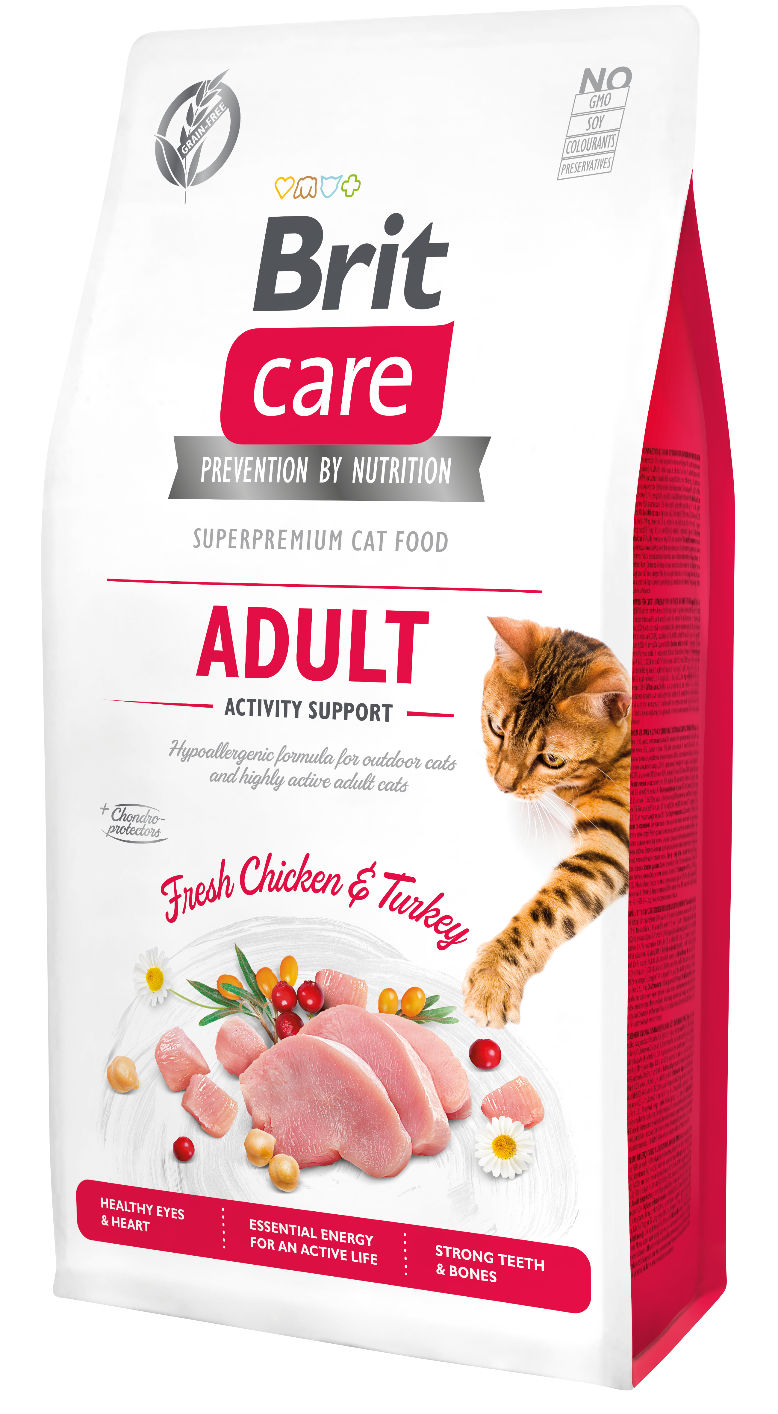 Brit Care Cat Grain-Free Adult Activity Support kassitoit 7kg