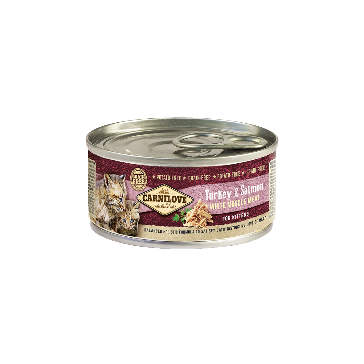 CarniLove cat Turkey & Salmon kitten konserv kassipoegadele 100g