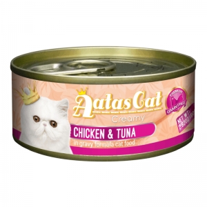 Aatas Cat Creamy Chicken & Tuna konserv kassile 80g