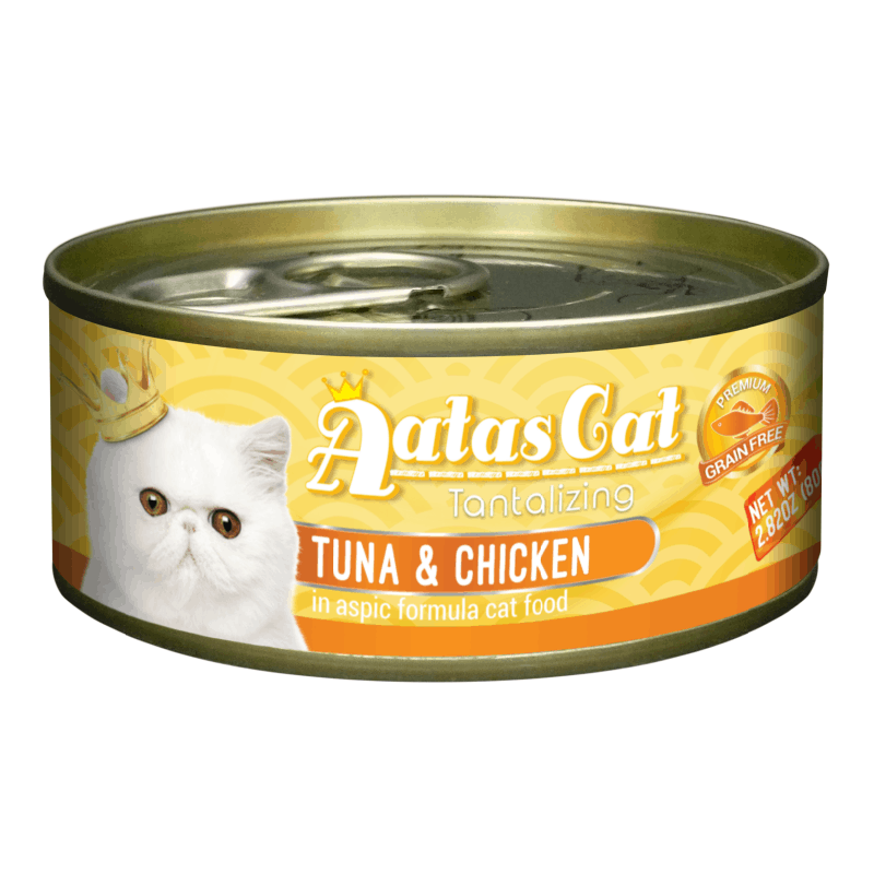 Aatas Cat Tantalizing Tuna & Chicken konserv kassile 80g