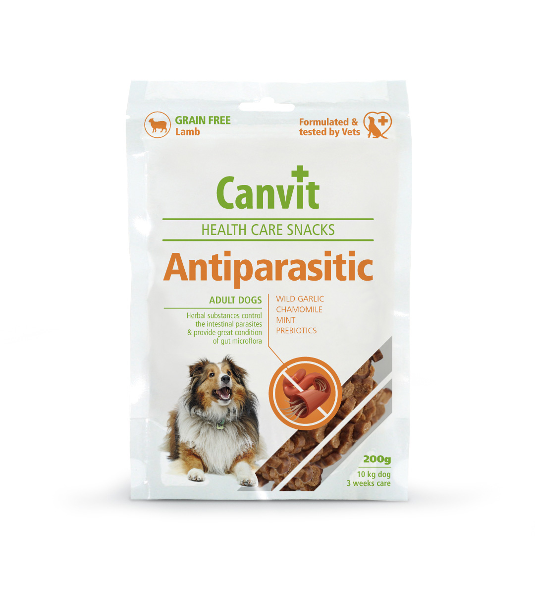 Canvit Anti-Parasites närimismaius koerale 200g