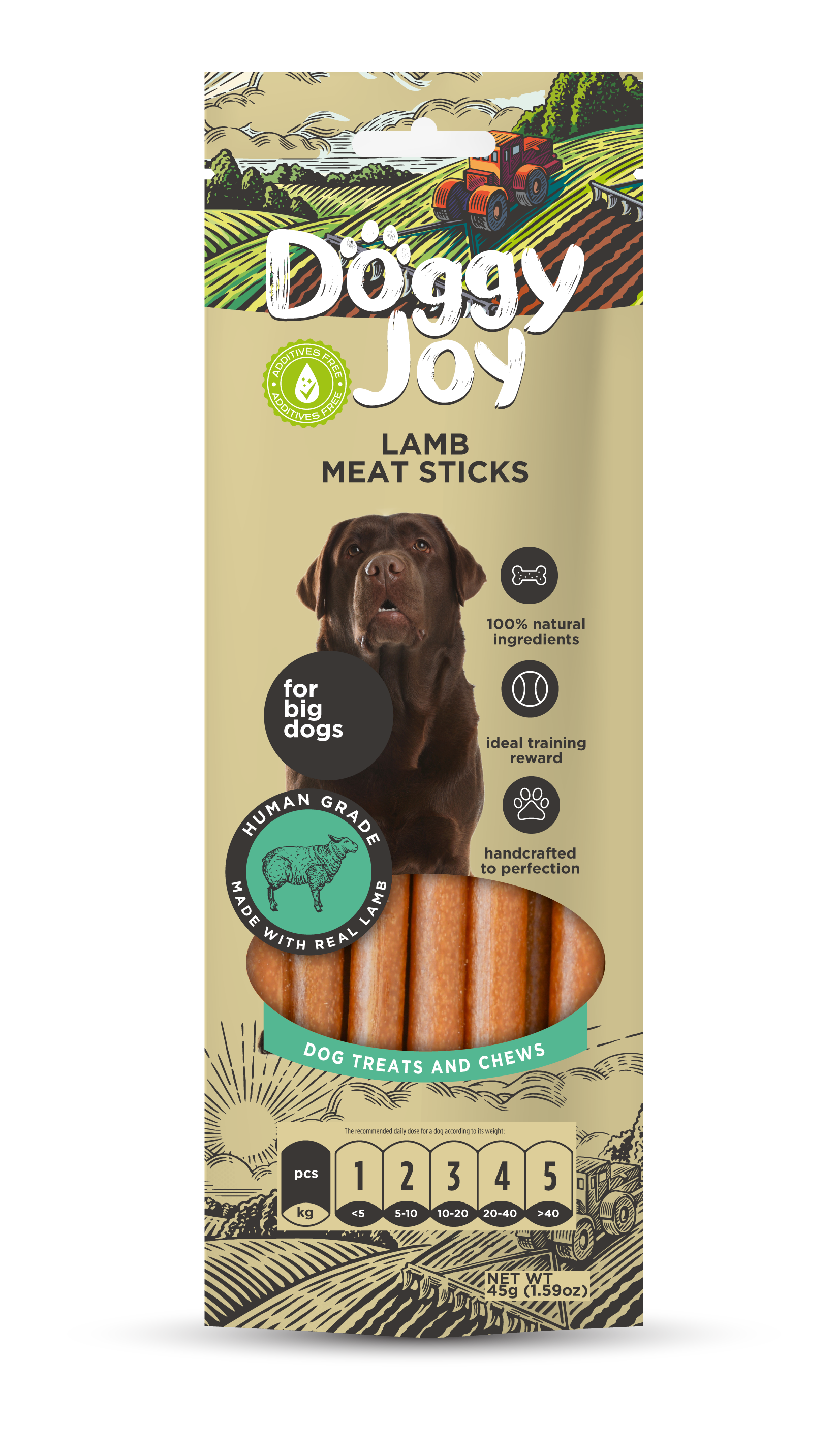 Doggy Joy Meat sticks lamb närimismaiused koertele 45g