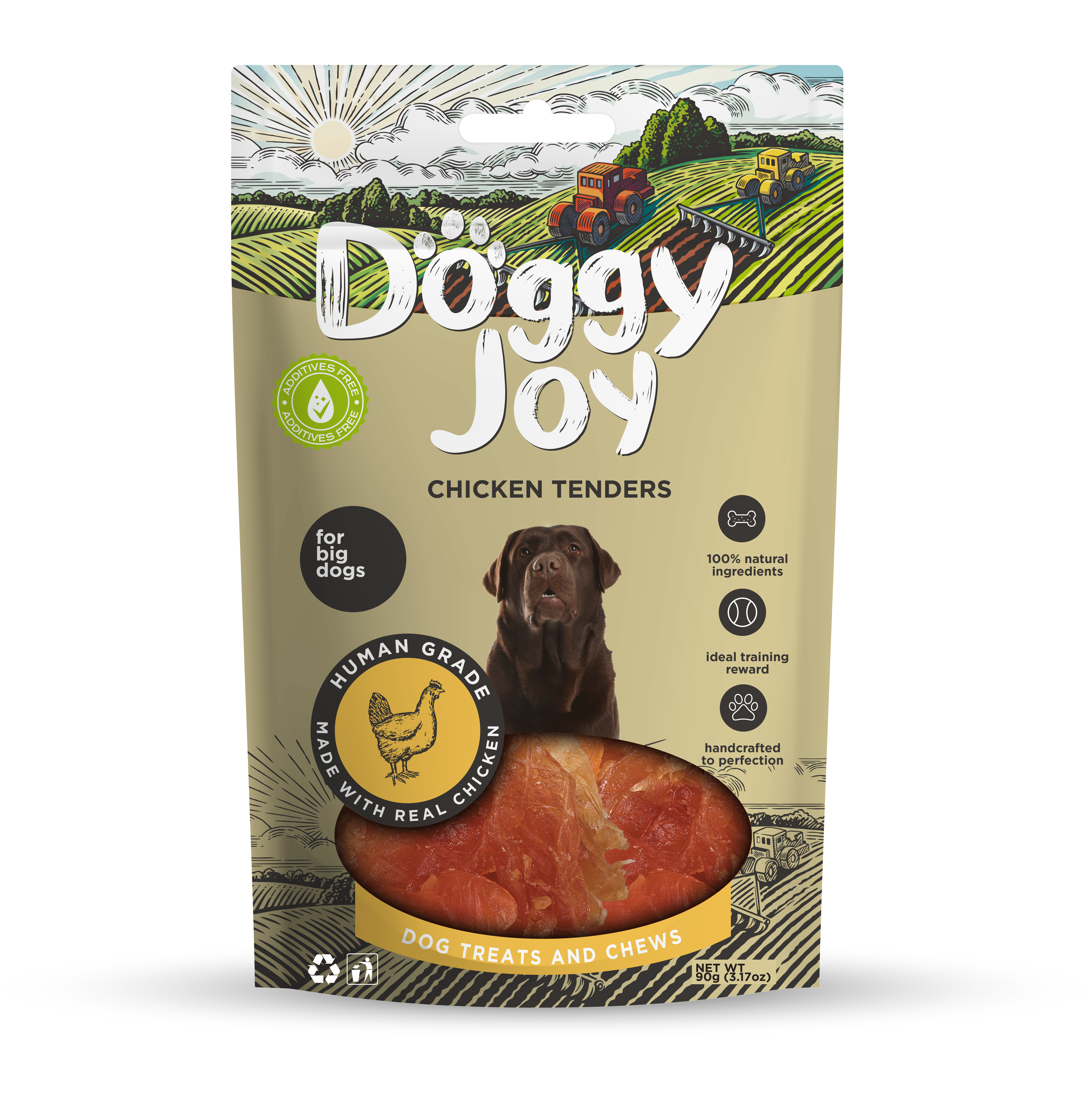 Doggy Joy Chicken tenders närimismaiused koertele 90g