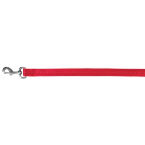 Softline Elegance leash, S: 1.00 m/15 mm, red/beige