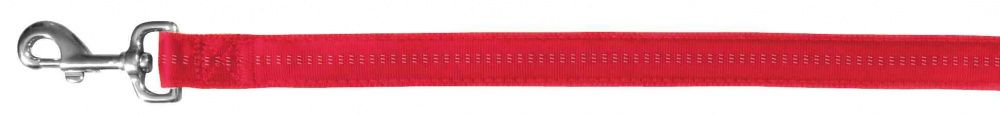 Softline Elegance leash, M–L: 1.00 m/20 mm, red/beige