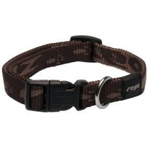 Rogz Dog Collar Matterhorn 16mm/26-40cm chocolate