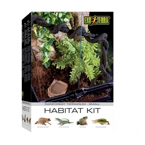 Terrarium HABITAT KIT Rainforest 45x45x60mm.