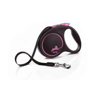 FLEXI Black Design M tape 5m pink