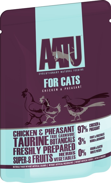 Aatu Wet Cat Food, Chicken&Pheasant 85 g