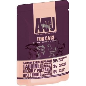 Aatu Wet Cat Food Salmon, Chicken & Prawn 85 g