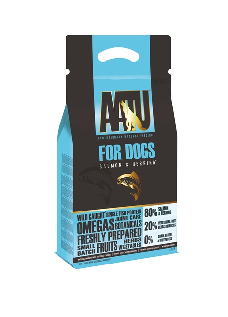 Aatu Salmon and Herring for Adult dogs  1, 5 kg