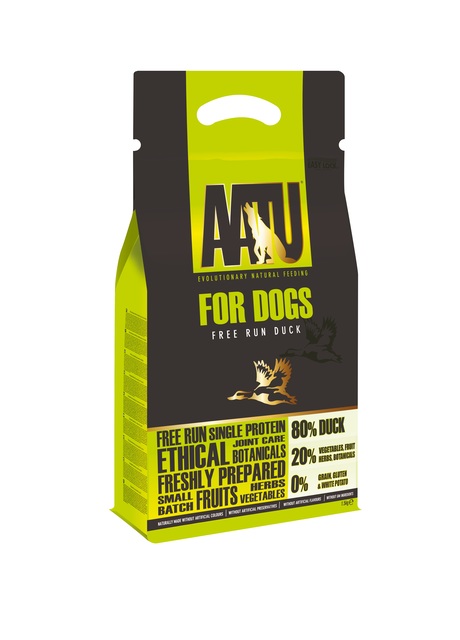 Aatu Free Run Duck for Adult dogs 1, 5 kg