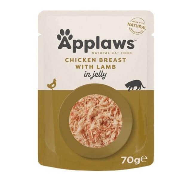Applaws Natural Wet Cat Food Chicken with Lamb in Jelly 70g