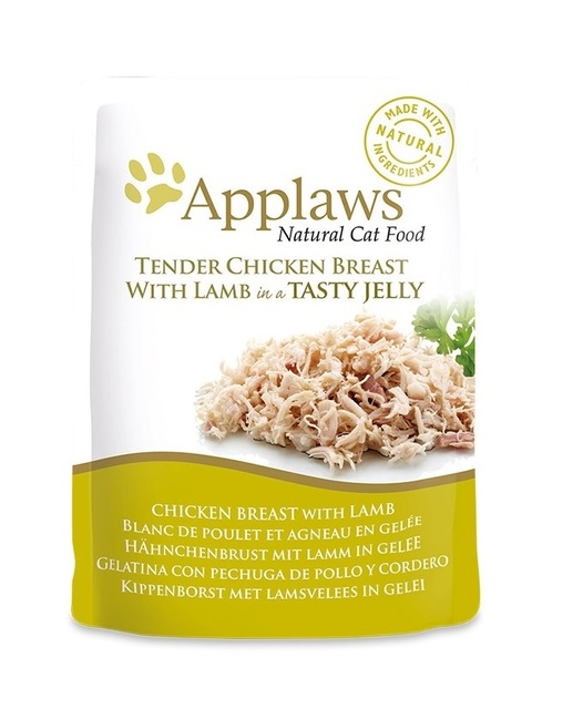 Applaws Natural Wet Cat Food Chicken with Lamb in Jelly 70 g