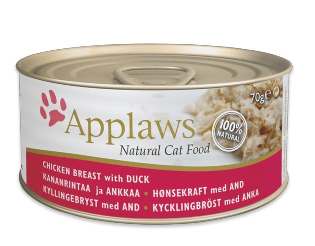 Applaws Natural Wet Cat Food, Chicken&Duck 70 g