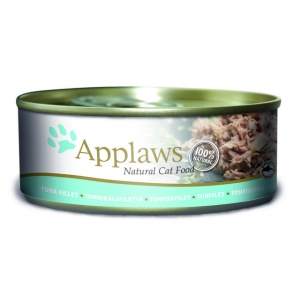 Applaws Natural Tuna Fillet in Broth Wet Cat Food 156 g