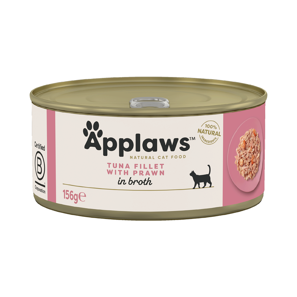 Applaws kassi konserv tuunikala/krevett 156g