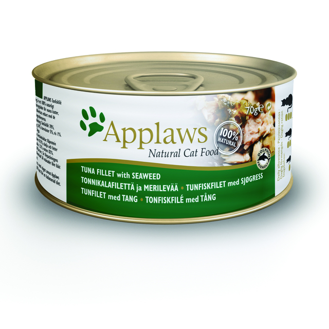 Applaws Natural Tuna Fillet with Seaweed 70 g